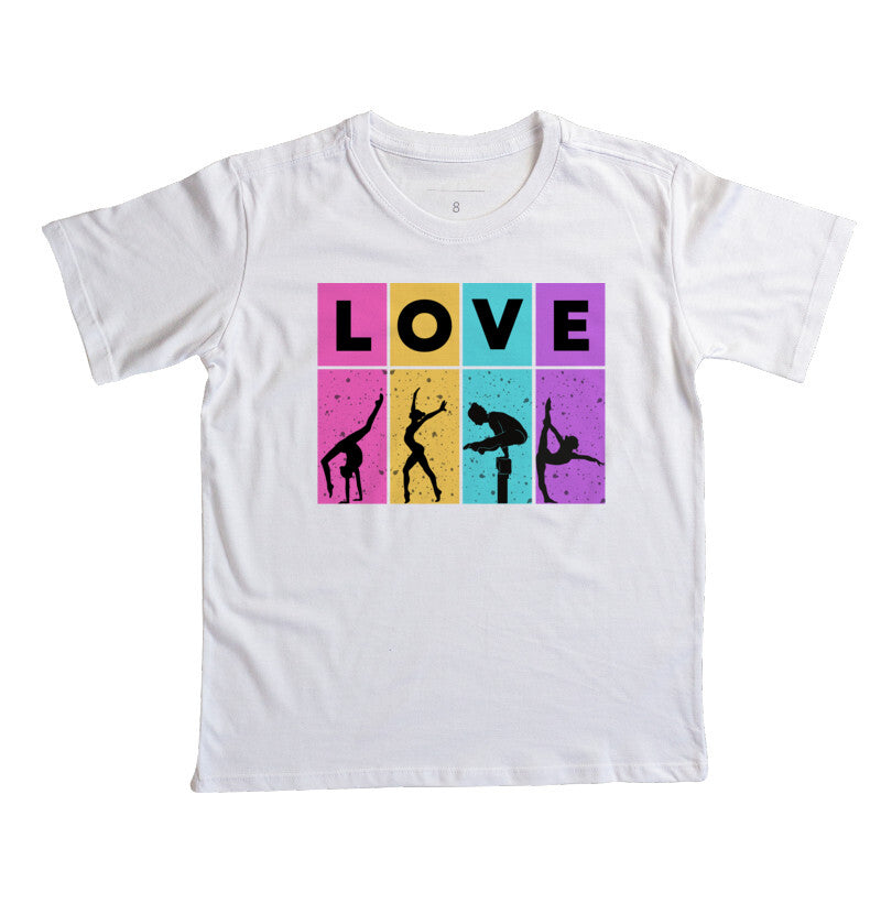 Camiseta Ginástica Artistica - LOVE