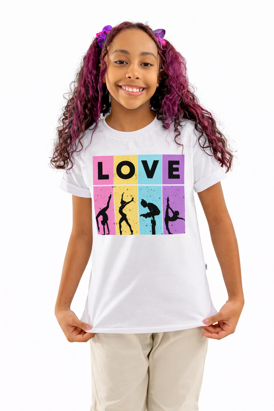 Camiseta Ginástica Artistica - LOVE