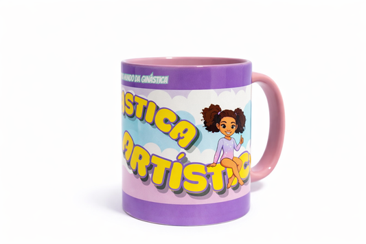 Caneca Lalazinha Ginástica Artística – Edição Oficial Roxa