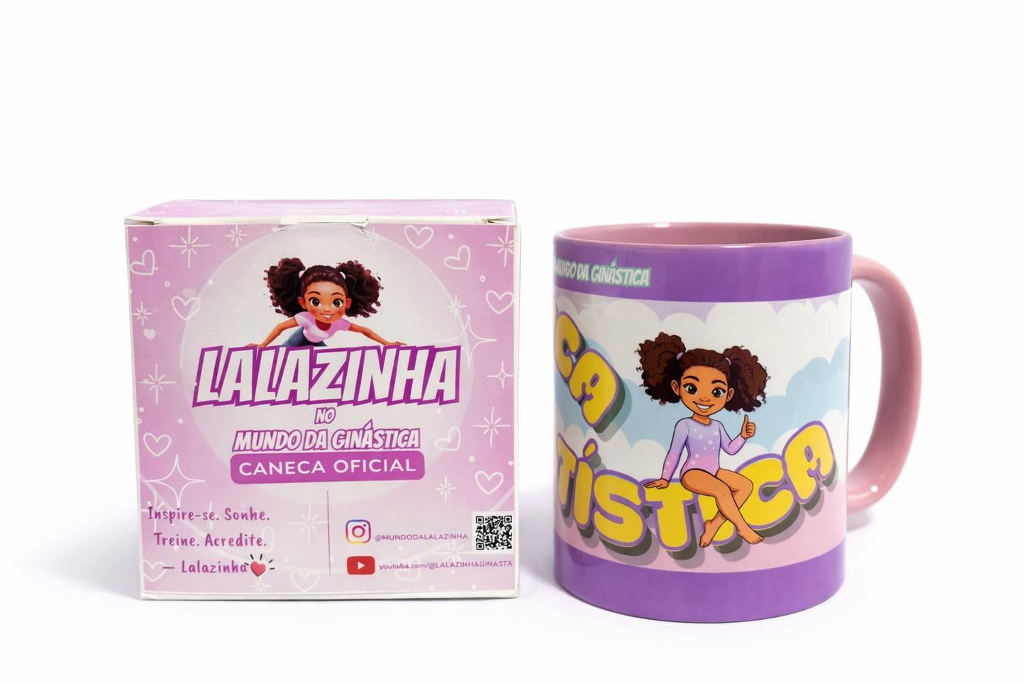 Caneca Lalazinha Ginástica Artística – Edição Oficial Roxa