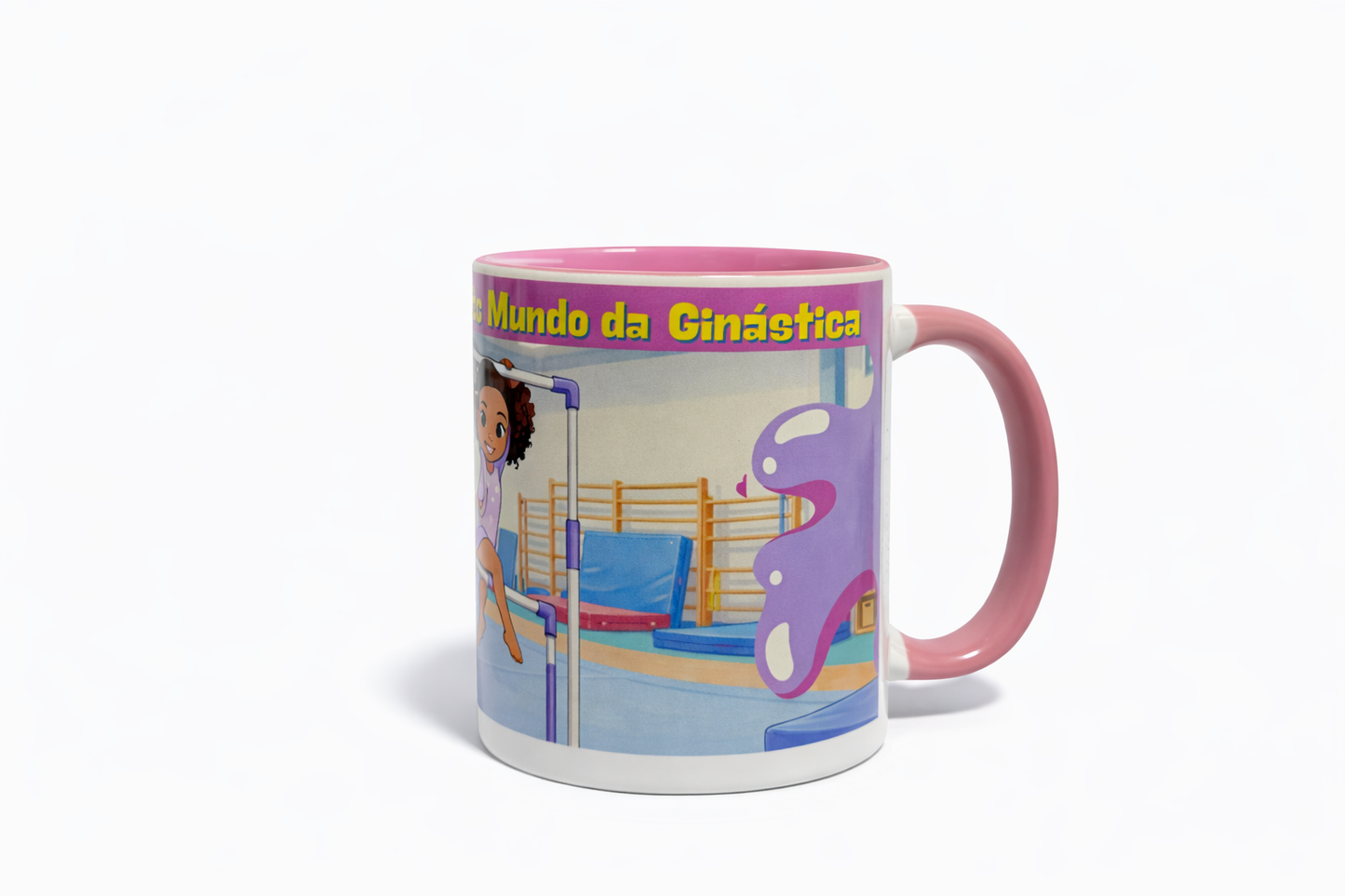 Caneca Lalazinha nas Barras – Mundo da Ginástica