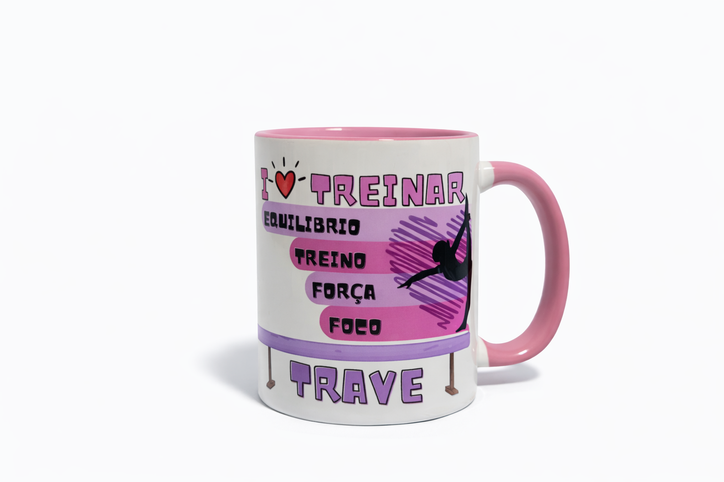 Caneca Ginástica Artística – I Love Treinar Trave