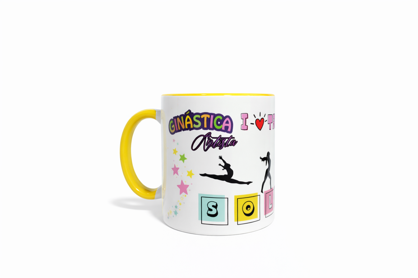 Caneca Ginástica Artística – I Love Treinar Solo