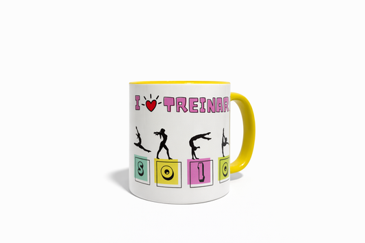 Caneca Ginástica Artística – I Love Treinar Solo