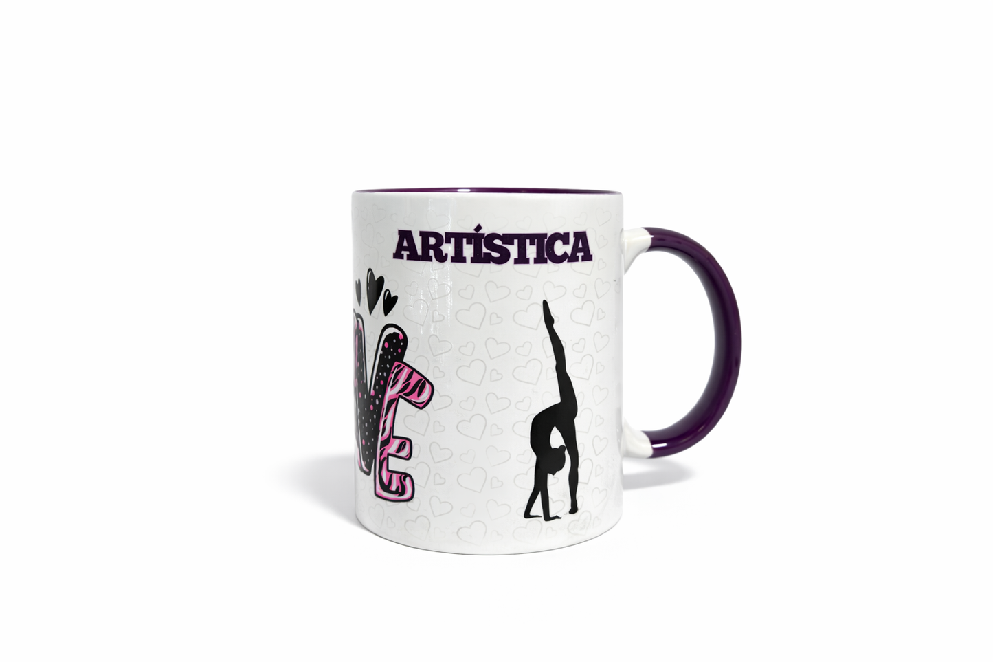 Caneca I Love Ginástica Artística – Coleção Amor pela Ginástica