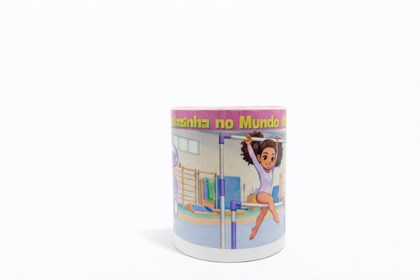 Caneca Lalazinha nas Barras – Mundo da Ginástica